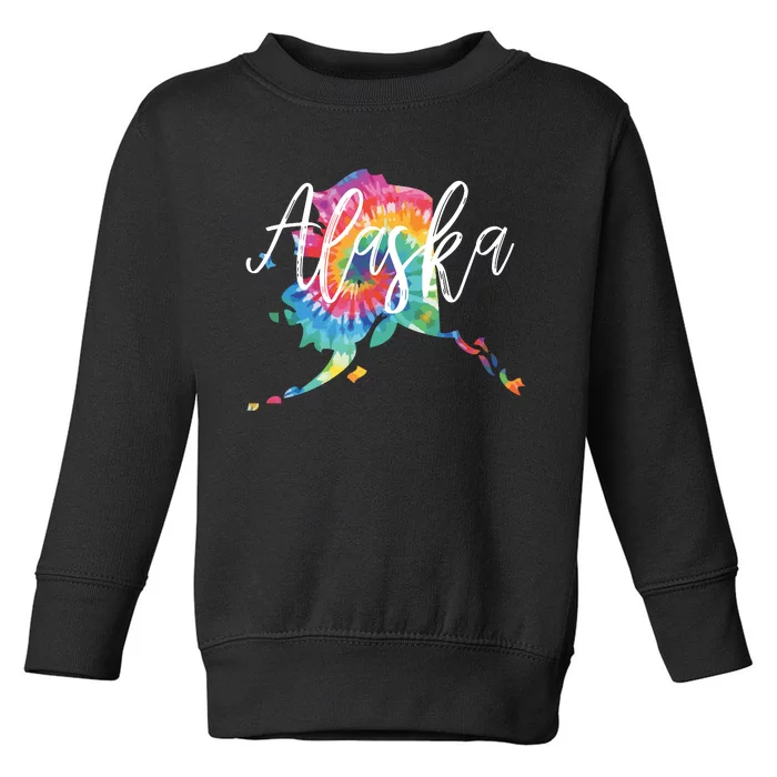 Alaska Tie Dye Toddler Sweatshirt