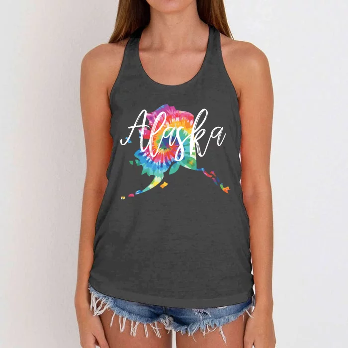 Alaska Tie Dye Women's Knotted Racerback Tank