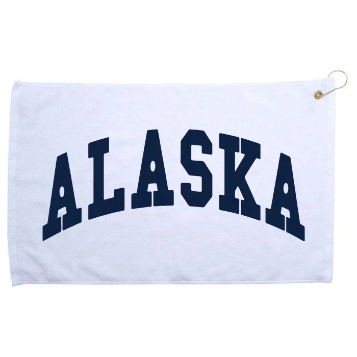 Alaska Throwback Design Classic Grommeted Golf Towel