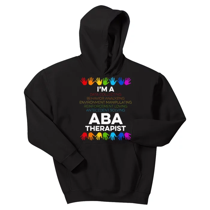 ABA Therapist Data Behavior Analyst Autism Therapy Kids Hoodie