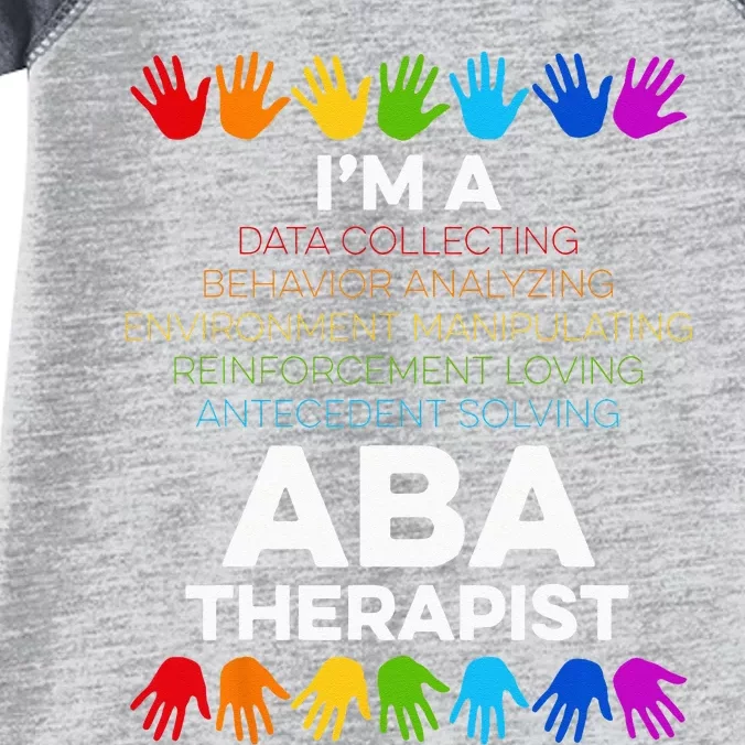 ABA Therapist Data Behavior Analyst Autism Therapy Infant Baby Jersey Bodysuit