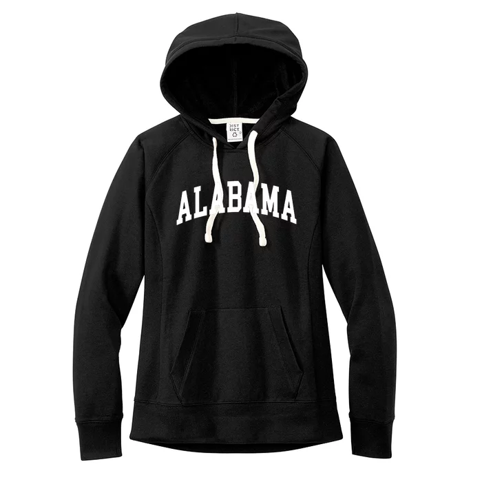 Alabama Throwback Design Classic Women's Fleece Hoodie