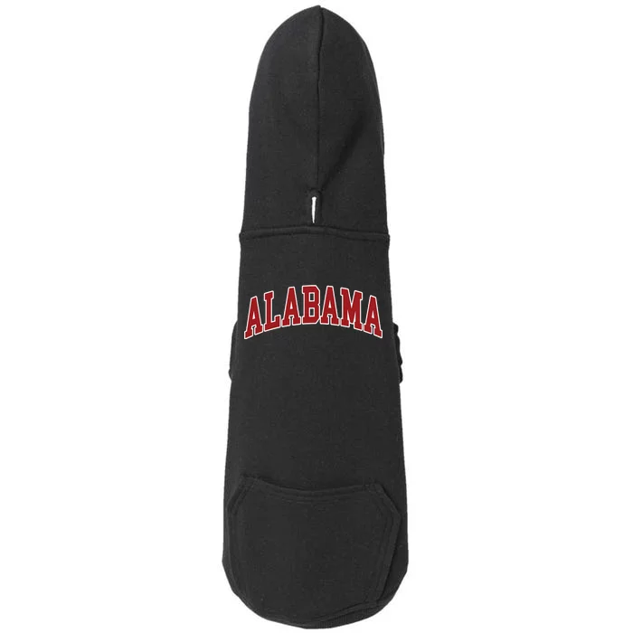 Alabama Throwback Design Print Classic Doggie 3-End Fleece Hoodie