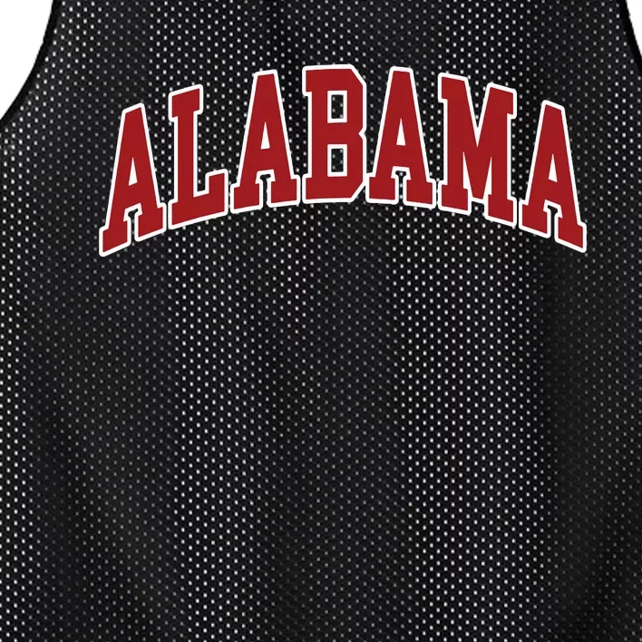 Alabama Throwback Design Print Classic Mesh Reversible Basketball Jersey Tank