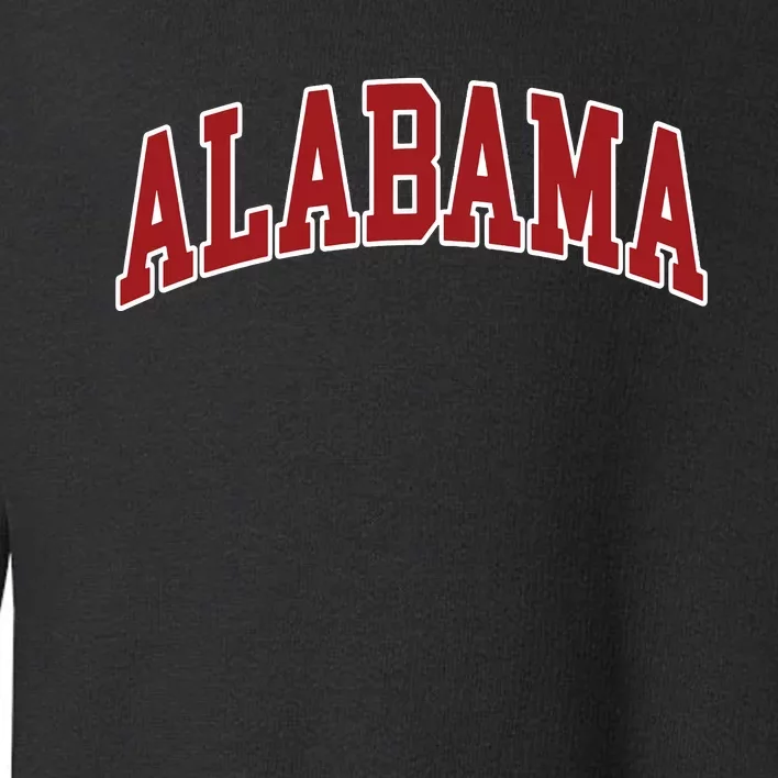 Alabama Throwback Design Print Classic Toddler Sweatshirt