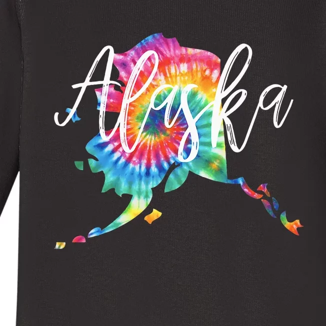 Alaska Tie Dye Baby Long Sleeve Bodysuit