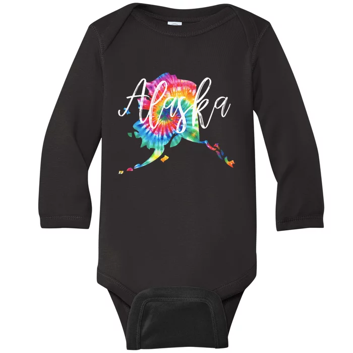 Alaska Tie Dye Baby Long Sleeve Bodysuit