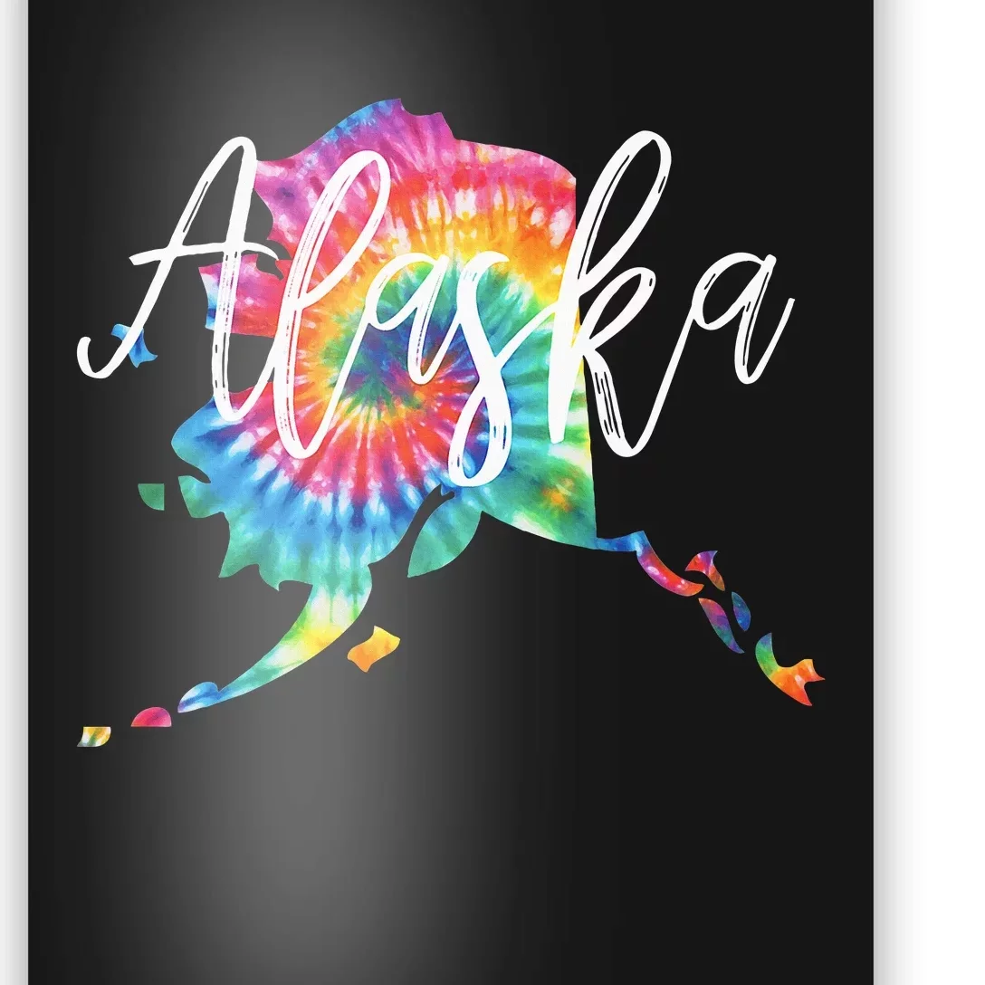 Alaska Tie Dye Poster