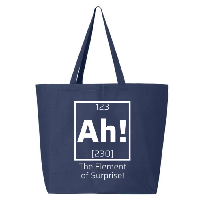 Ah! The Element Of Surprise! Funny Science Lover 25L Jumbo Tote