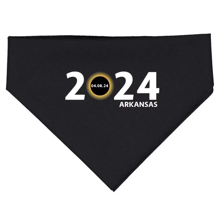 Arkansas Totality Eclipse Total Solar Eclipse 2024 Totality Eclipse 2024 USA-Made Doggie Bandana