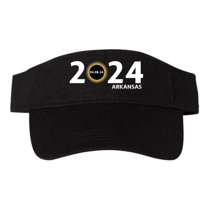 Arkansas Totality Eclipse Total Solar Eclipse 2024 Totality Eclipse 2024 Valucap Bio-Washed Visor