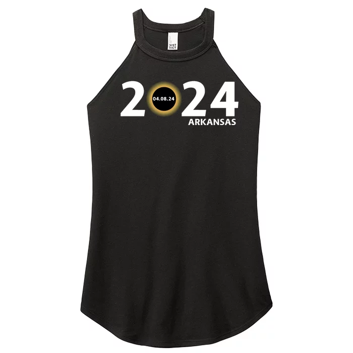 Arkansas Totality Eclipse Total Solar Eclipse 2024 Totality Eclipse 2024 Women’s Perfect Tri Rocker Tank