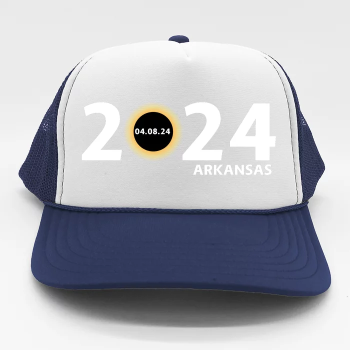 Arkansas Totality Eclipse Total Solar Eclipse 2024 Totality Eclipse 2024 Trucker Hat