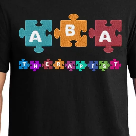 Aba Therapist Educate Behavior Analyst Autism Therapy Rbt Gift Pajama Set