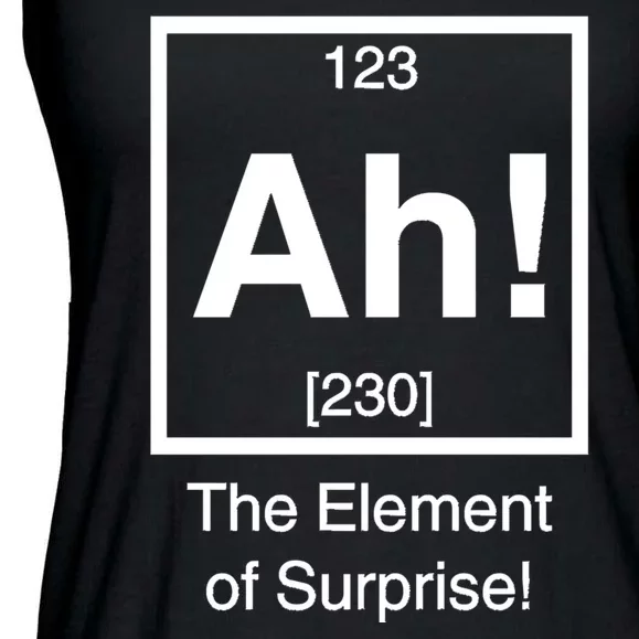 Ah The Element Of Surprise Ladies Essential Flowy Tank