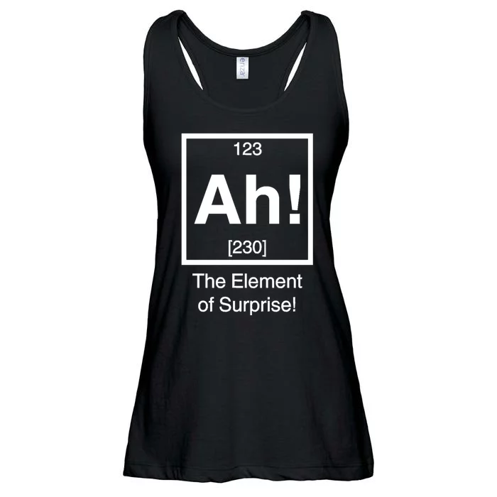 Ah The Element Of Surprise Ladies Essential Flowy Tank