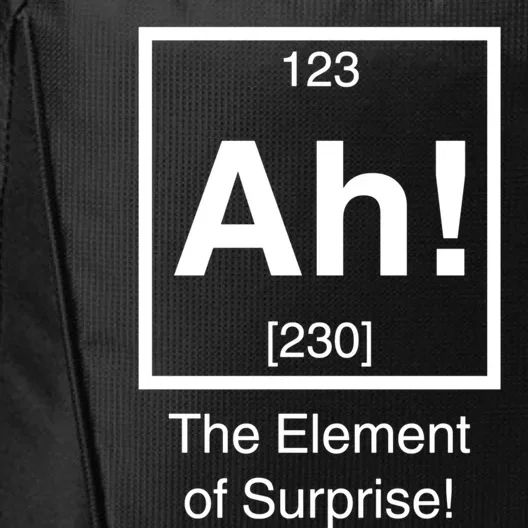 Ah! The Element Of Surprise! City Backpack