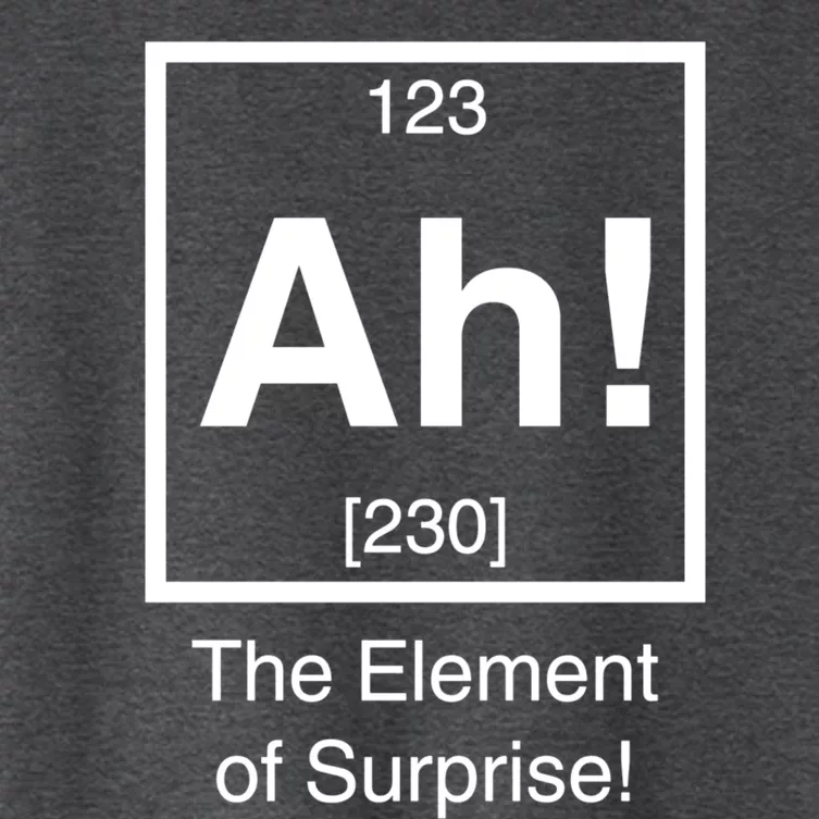 Ah! The Element Of Surprise! Women's Crop Top Tee