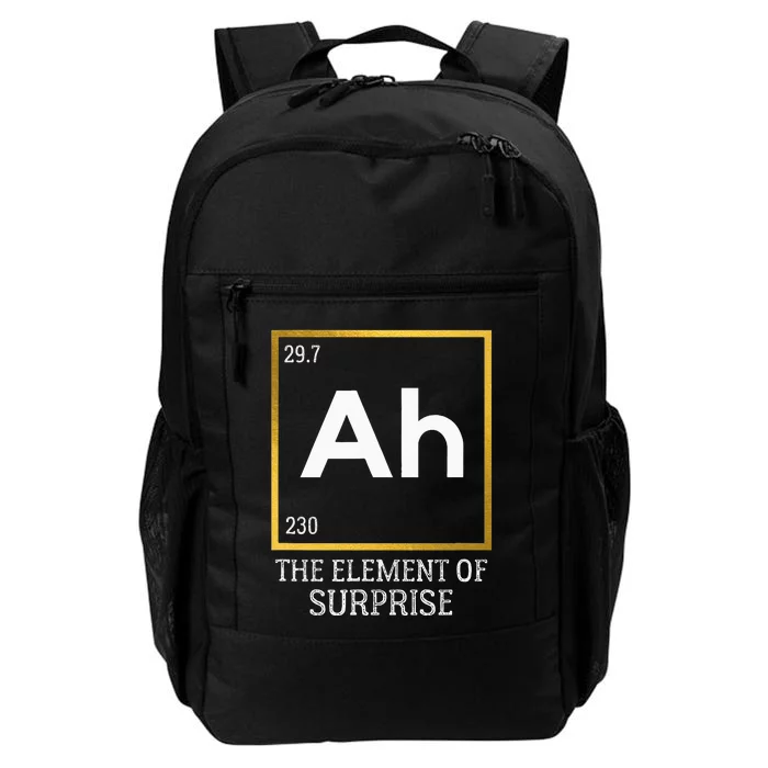 Ah The Element Of Surprise Chemistry Science Humor Daily Commute Backpack