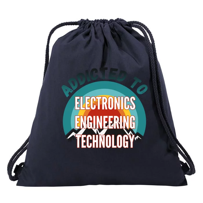 Addicted To Electronics Engineering Technology College Major Gift Drawstring Bag