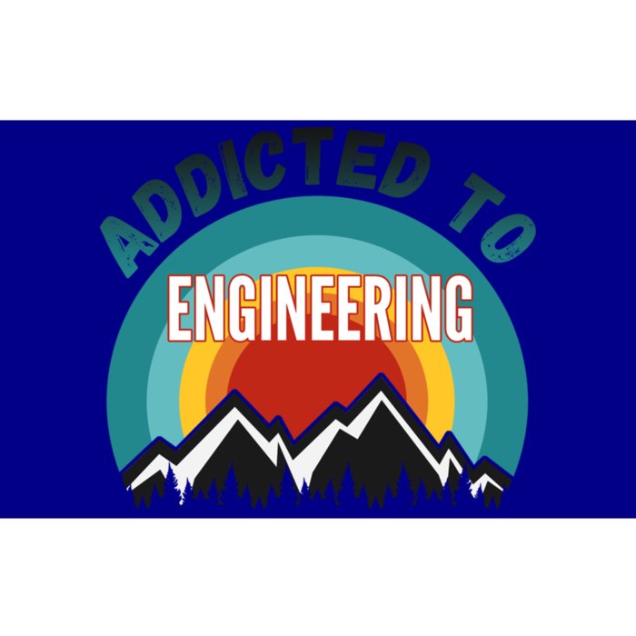 Addicted To Engineering College Major Gift Cool Gift Bumper Sticker