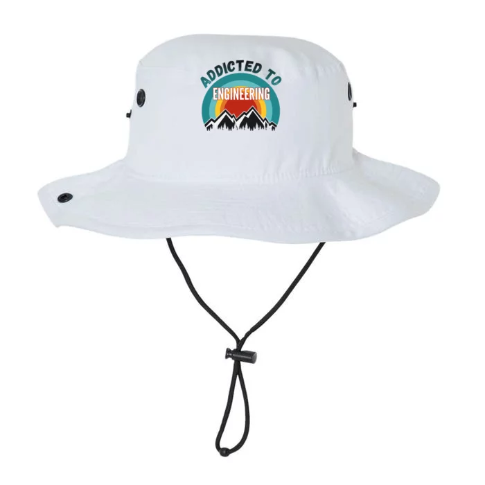 Addicted To Engineering College Major Gift Cool Gift Legacy Cool Fit Booney Bucket Hat