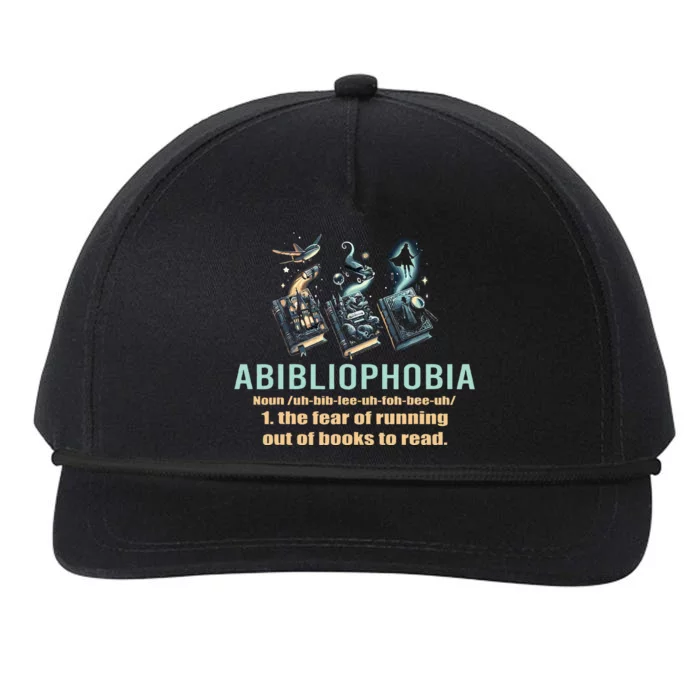 Abibliophobia The Fear Of Running Out Of Things To Read Snapback Five-Panel Rope Hat