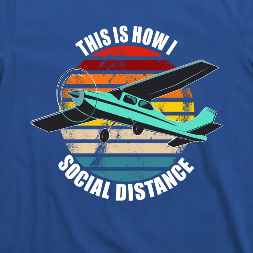 Airplane Themed Funny Gift Float Plane Born To Fly Airplanes Gift T-Shirt