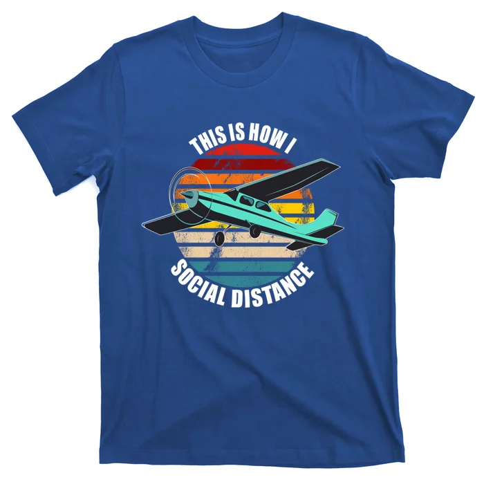 Airplane Themed Funny Gift Float Plane Born To Fly Airplanes Gift T-Shirt