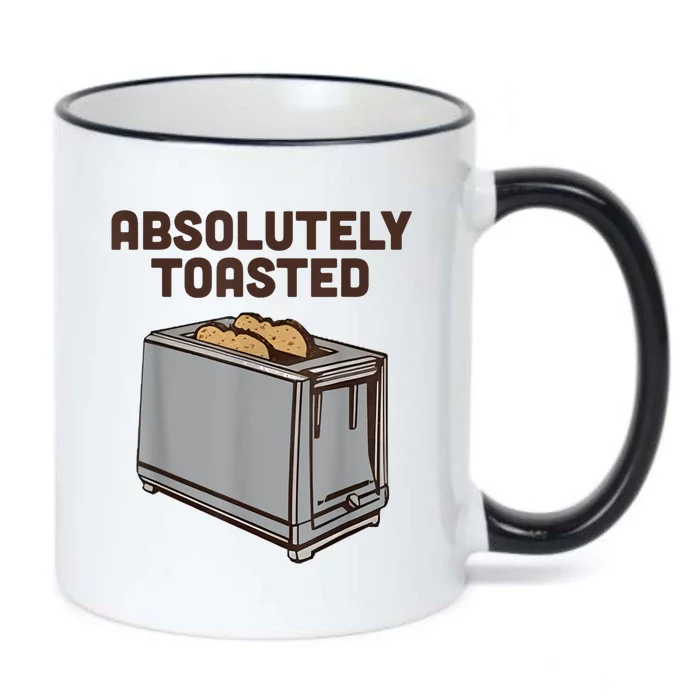 Absolutely Toasted Funny Black Color Changing Mug