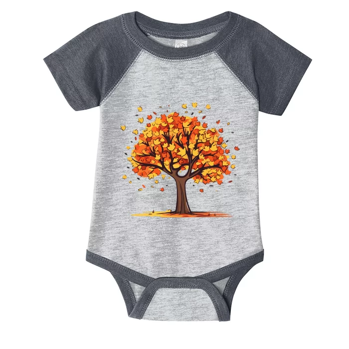 Autumn Tree Fall Lover Infant Baby Jersey Bodysuit