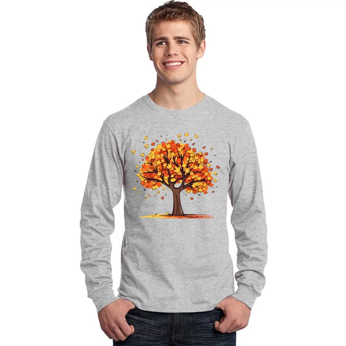 Autumn Tree Fall Lover Tall Long Sleeve T-Shirt