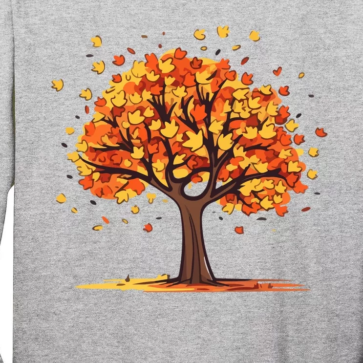 Autumn Tree Fall Lover Tall Long Sleeve T-Shirt