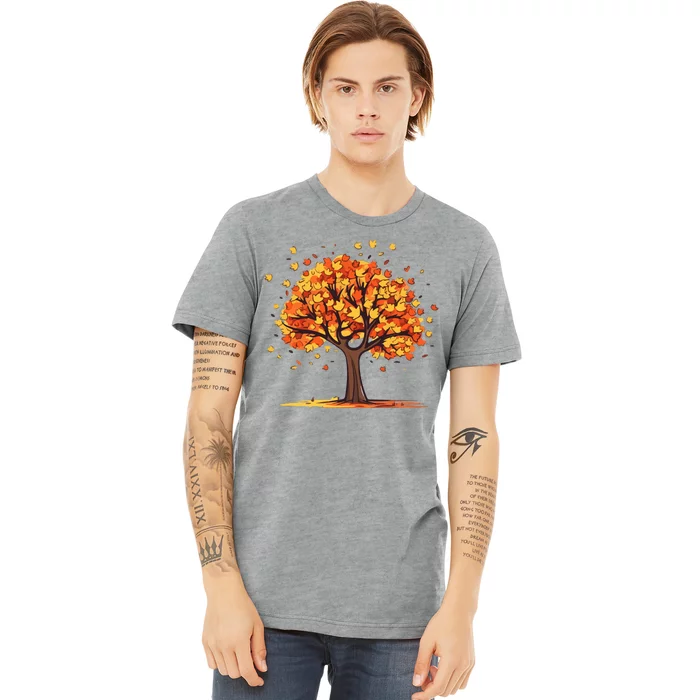 Autumn Tree Fall Lover Premium T-Shirt