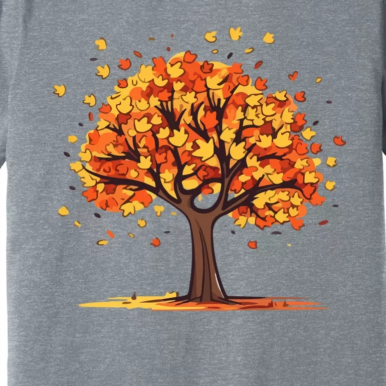 Autumn Tree Fall Lover Premium T-Shirt