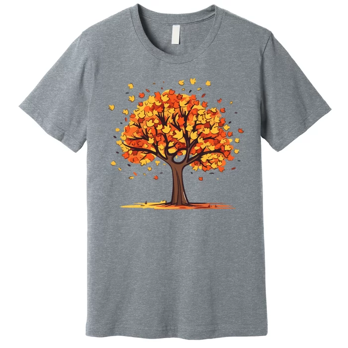 Autumn Tree Fall Lover Premium T-Shirt