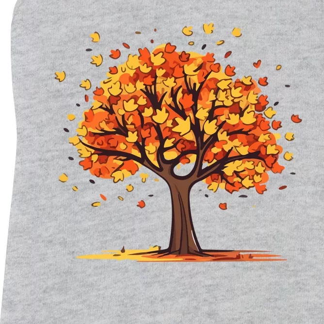 Autumn Tree Fall Lover Women's Racerback Tank