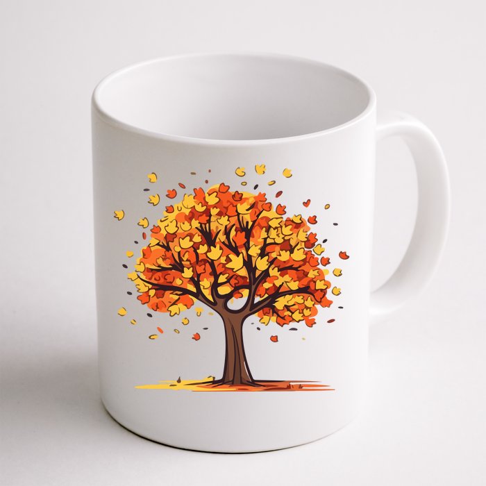 Autumn Tree Fall Lover Front & Back Coffee Mug