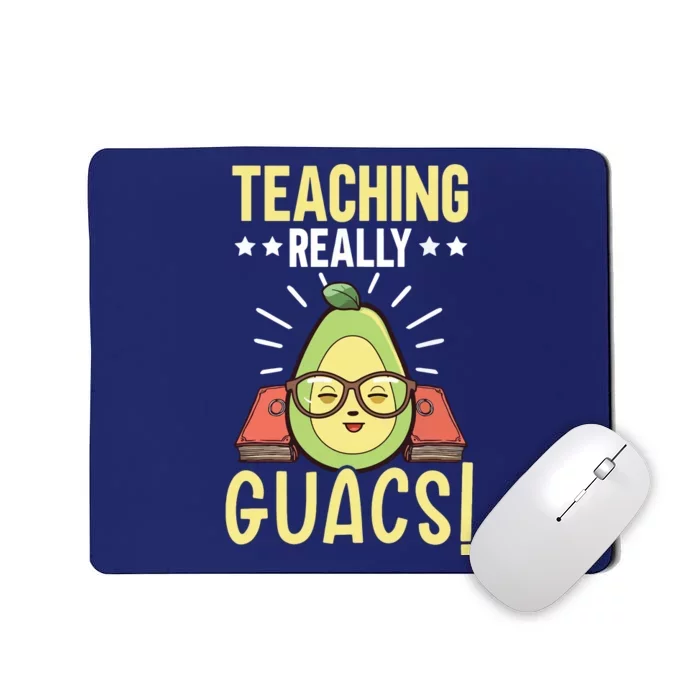 Avocado Teacher Fruit Guac Teaching Guacamole Lover Mousepad