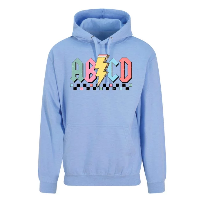 Abcd Teacher Funny Teacher Appreciation Unisex Surf Hoodie