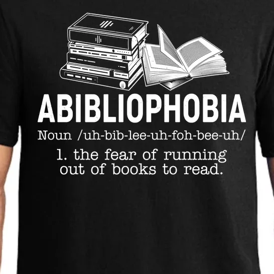 Abibliophobia The Fear Of Running Out Of Books Pajama Set