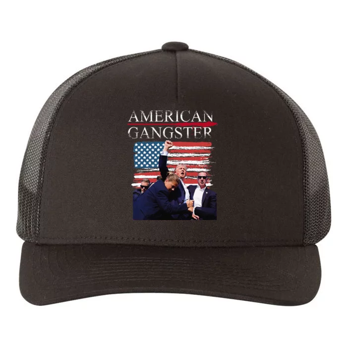 American Trump Gangster Yupoong Adult 5-Panel Trucker Hat