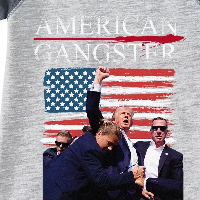 American Trump Gangster Infant Baby Jersey Bodysuit