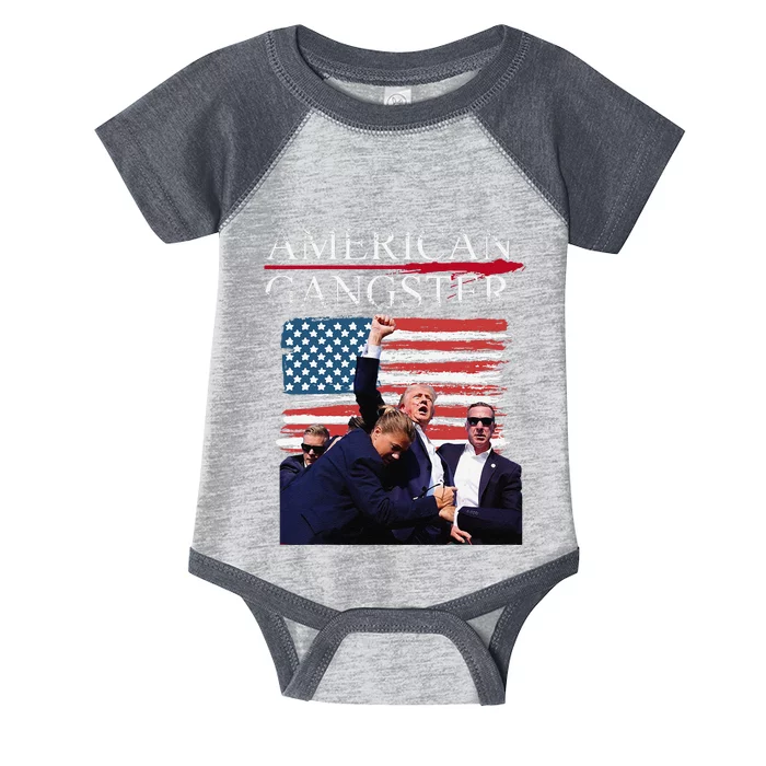 American Trump Gangster Infant Baby Jersey Bodysuit