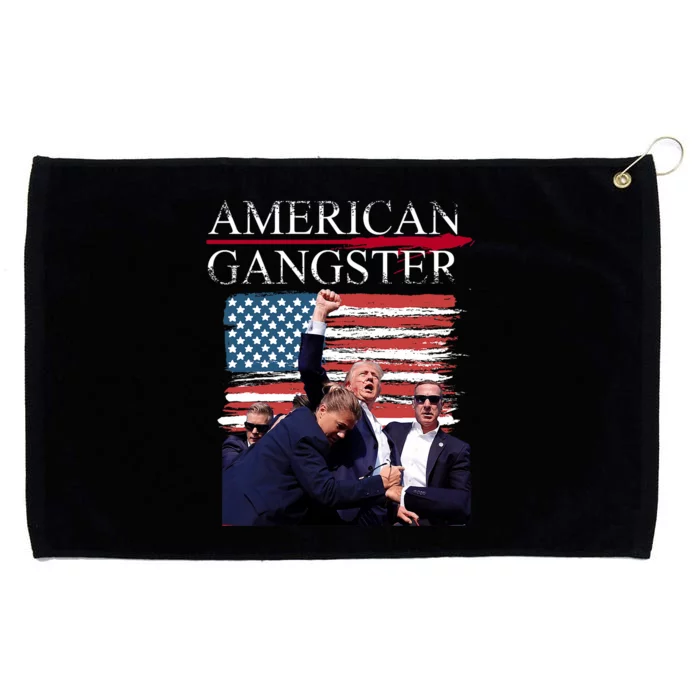 American Trump Gangster Grommeted Golf Towel