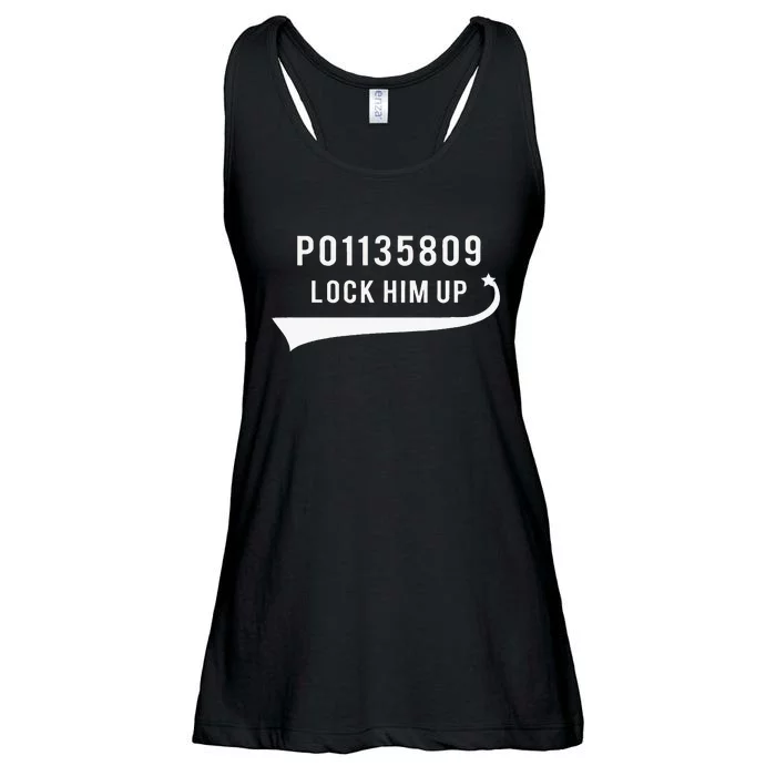 Anti Trump GA Booking Number Fulton County Jail Lock Him Up Ladies Essential Flowy Tank