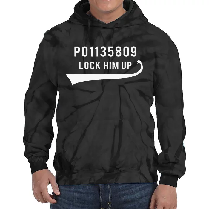 Anti Trump GA Booking Number Fulton County Jail Lock Him Up Tie Dye Hoodie