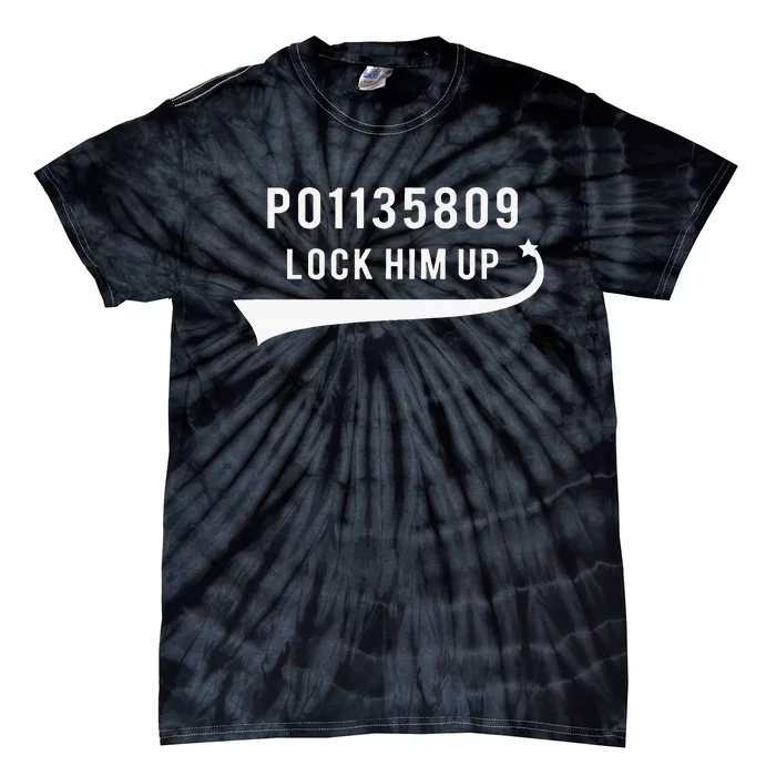 Anti Trump GA Booking Number Fulton County Jail Lock Him Up Tie-Dye T-Shirt