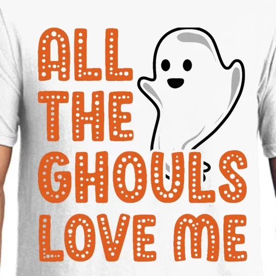 All The Ghouls Love Me Ghost Boy Halloween Pajama Set