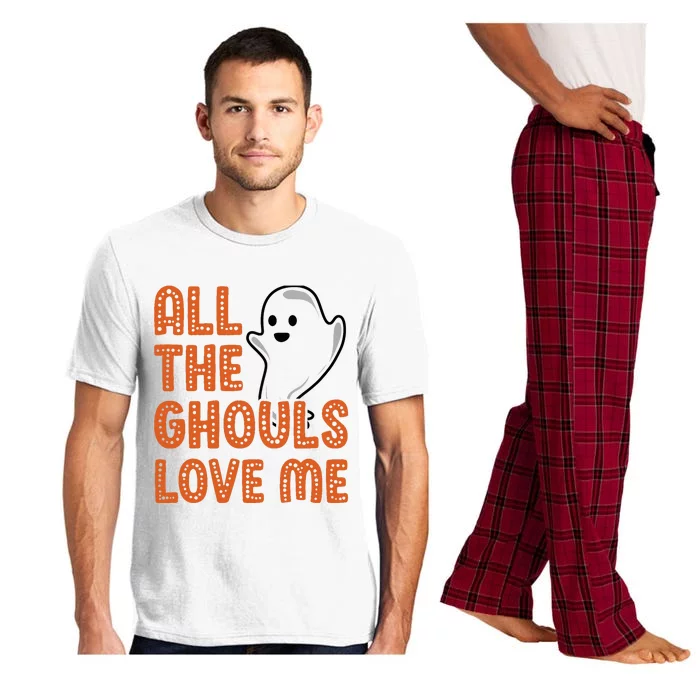 All The Ghouls Love Me Ghost Boy Halloween Pajama Set